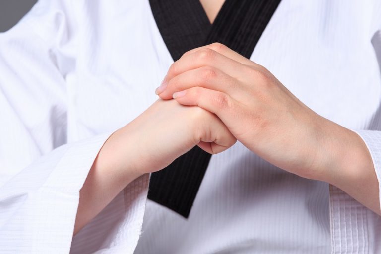 the karate girl with black belt PAX5YS9 768x512